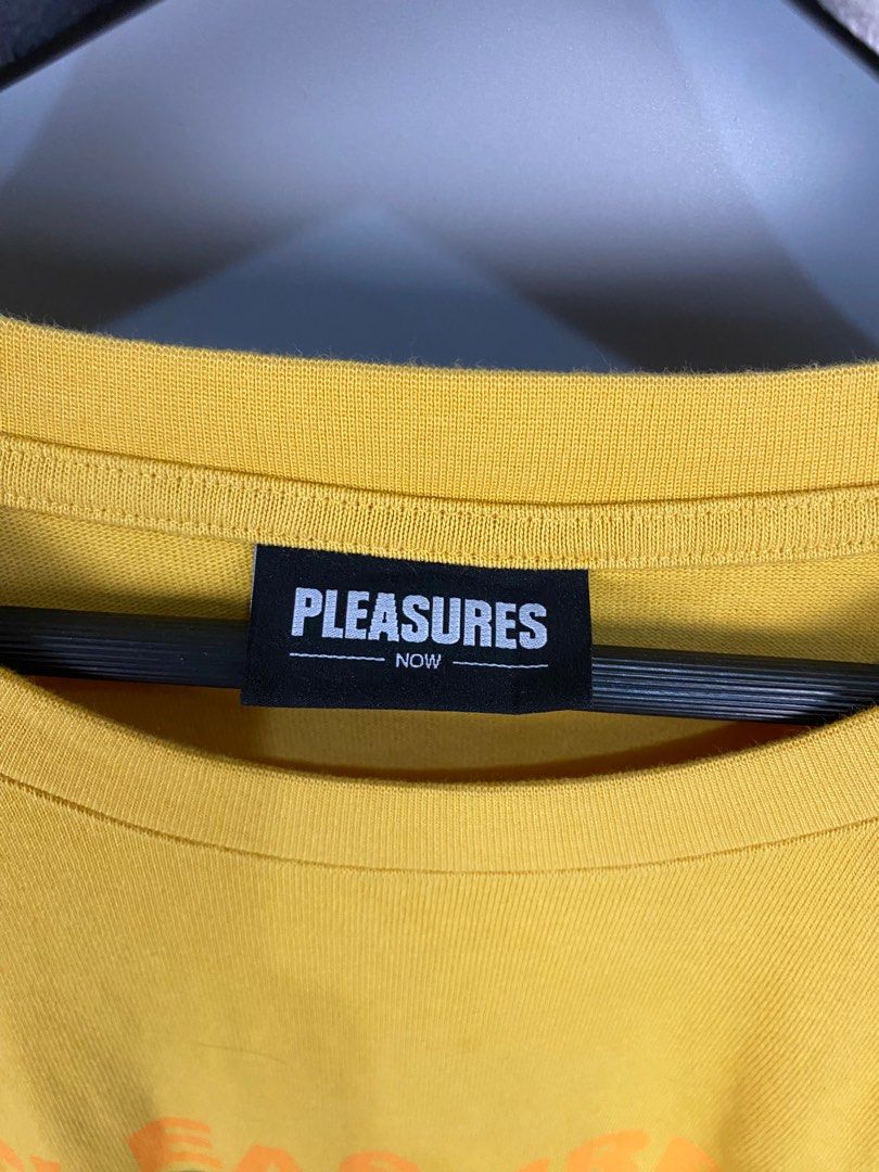 pleasures (Category: Tshirts & Polo Shirts ) located in Angeles City. Submitted by utmost.corner.store (Listing ID 1414737310, Image 3). Description: Brand:pleasure Size: xlarge Condition: 9/10 Dimension: 24 width / 30 length Price: 1500 Issue: non No return no exchange Shipping courier via J&T express Mode of payment thru -bpi -maya wallet Thank you ✌🏼❤️ .