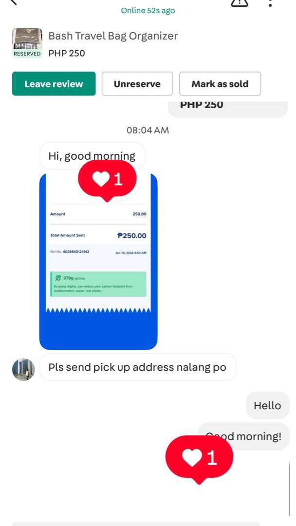 Proof of Shipment 2025-2026 (Category: Announcements) located in Quezon City. Submitted by craftpark (Listing ID 1414626429, Image 1). Description: Thank you! ♥️.