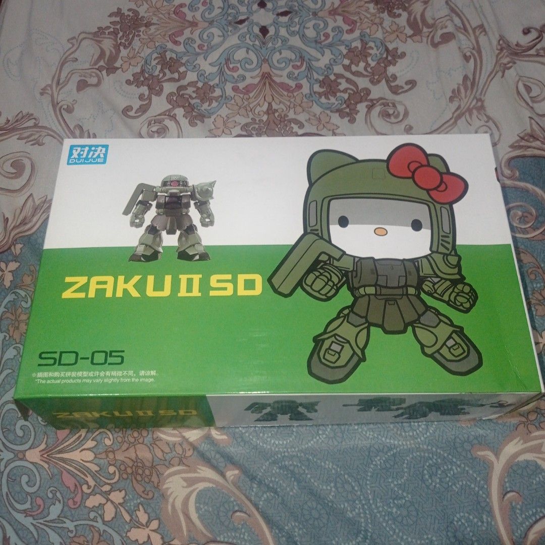 Sd cs zaku kitty Gundam mecha robot model kit toys action figure collect (Category: Gundam & Model Kits) located in Cavite. Submitted by danielartifox (Listing ID 1414636277, Image 1). Description: 400.