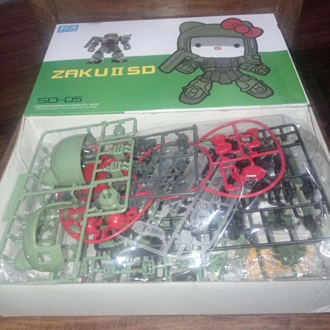 Sd cs zaku kitty Gundam mecha robot model kit toys action figure collect (Category: Gundam & Model Kits) located in Cavite. Submitted by danielartifox (Listing ID 1414636277, Image 2). Description: 400.