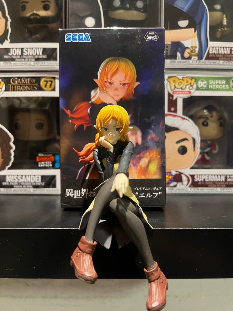 SEGA Isekai Ojisan Elf Figure (Category: Figurines & Statues) located in San Pedro. Submitted by emshy (Listing ID 1414749241, Image 1). Description: ⚝ Complete with box ⚝ Authentic SEGA figure ⚝ Display piece/Cup noodle weight RFS: - DECLUTTERING 💸MOP: Gcash/BPI/LBC COP 📦Shipping: LBC/Lalamove 📍San Pedro, Laguna.