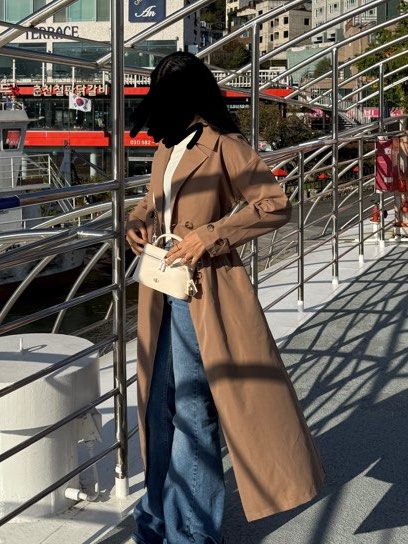 Shein (Emery Rose) Trench Coat Brown (Category: Coats, Jackets and Outerwear) located in Pasig City. Submitted by samks28 (Listing ID 1414695247, Image 2). Description: Used once!! Please refer to the last photo for the size..