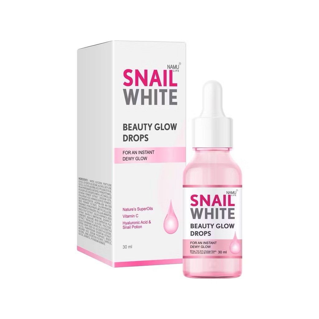 Snail White Beauty Glow Drops (Category: Face Care) located in Las Pinas. Submitted by declutter0808 (Listing ID 1414655853, Image 3). Description: Sealed, dami stocks.