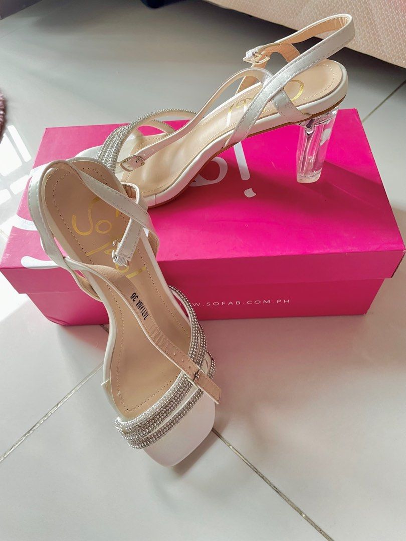 Sofab Silver Heels (Category: Heels) located in Taguig. Submitted by jmestrellado (Listing ID 1414673615, Image 1). Description: Sofab Silver Heels, size 36 with heel height of 3inches, looks very new, used once for 3hrs only 😄.