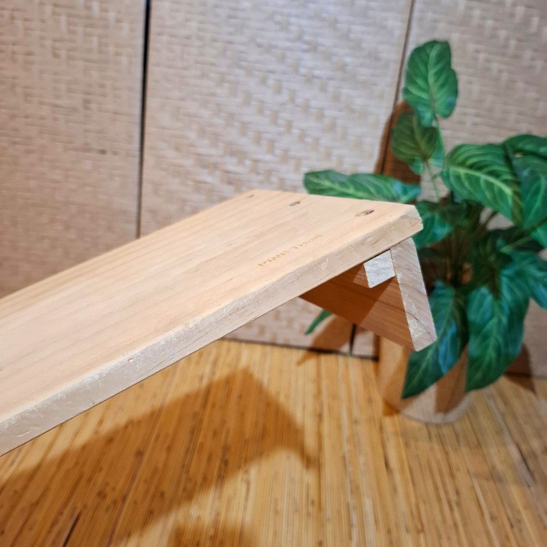 Solid pine wood monitor riser (Category: Home Improvement Tools & Accessories) located in Dasmarinas. Submitted by millennialmeetsvintage (Listing ID 1414684023, Image 3). Description: H 7.5 x L 54 x W 20 cm last price posted 🌍ships from DASMA, CAVITE 🚚 shipping via Lalamove only ❌no reservations, first-to-pay basis ❌no physical store, no walk-ins ❌no COD transactions.