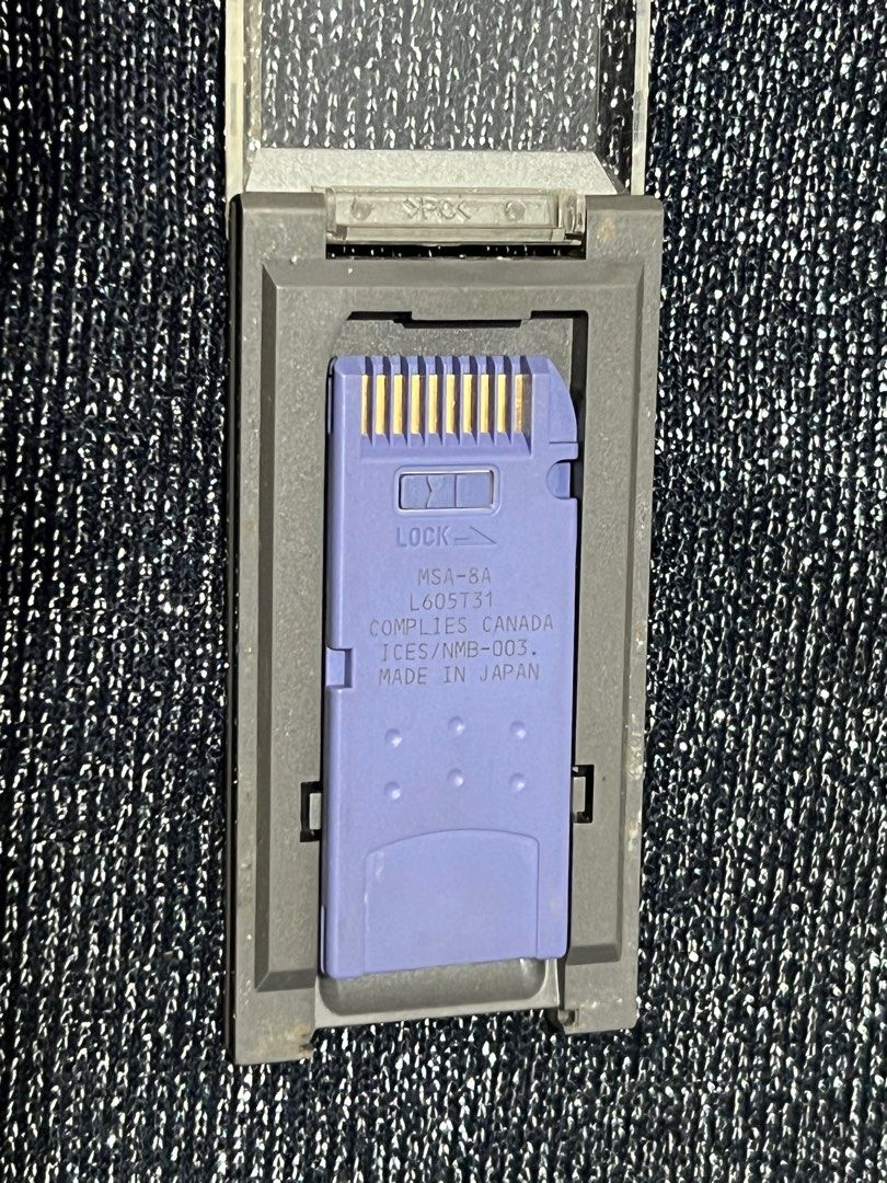 Sony Memory Stick (8mb) (Category: Memory & SD Cards) located in Subic. Submitted by collectorshaven111 (Listing ID 1414794378, Image 2). Description: Rare Memory Stick Pro Duo 8mb 📷: For Vintage Digicams ✅: Tested, Working with protective case MOP: GCASH only MOD: J&T EXPRESS only *WILL BE PACKED/SHIPPED AFTER PAYMENT* DM! :) .