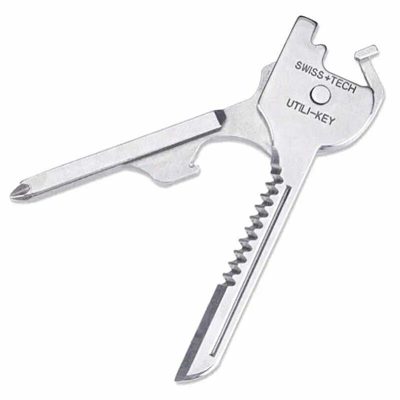 Swiss+Tech Utili-Key 6-in-1 multi-tool -sold each (Category: Home Improvement Tools & Accessories) located in Quezon City. Submitted by ana-chan (Listing ID 1414746852, Image 2). Description: Swiss+Tech Utili-Key 6-in-1 multi-tool. Compact and versatile. Stainless steel construction. Includes screwdriver, bottle opener, and more.Multiple pcs available.
