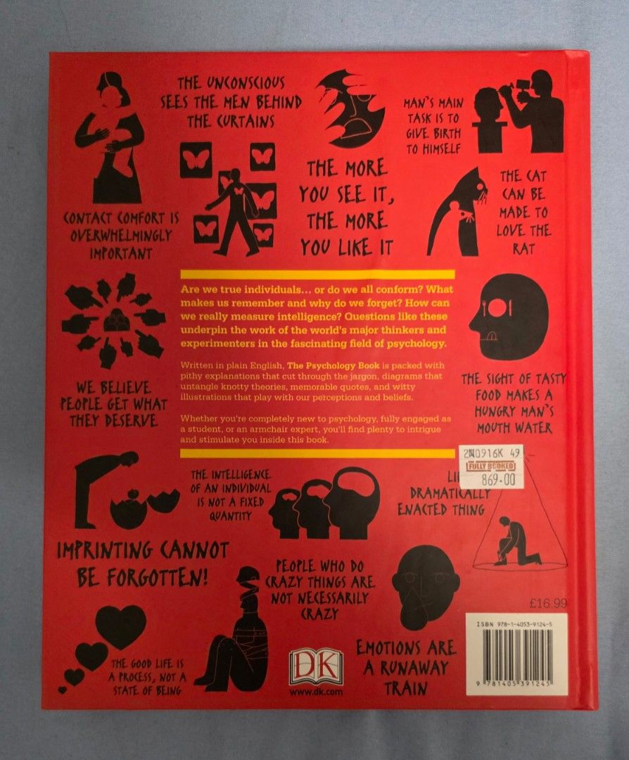 The Psychology Book (Big Ideas Simply Explained) (Category: Textbooks) located in Las Pinas. Submitted by secondlifefindsph (Listing ID 1414774748, Image 2). Description: - hardbound book - good as new.