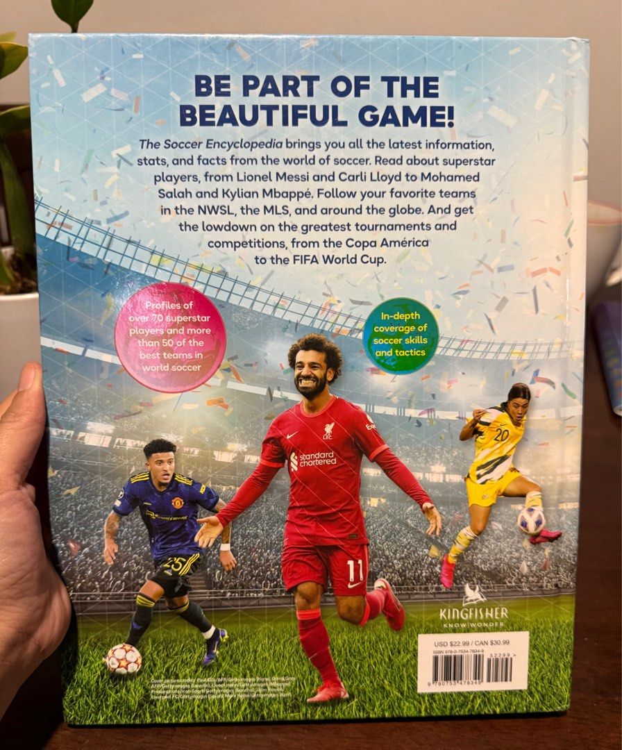The Soccer Encyclopedia by Clive Gifford (Category: Storybooks) located in Santa Rosa. Submitted by lesliedl (Listing ID 1414714316, Image 3). Description: 💯 authentic Bought from Fully Booked for ₱1.3k RFS: decluttering.