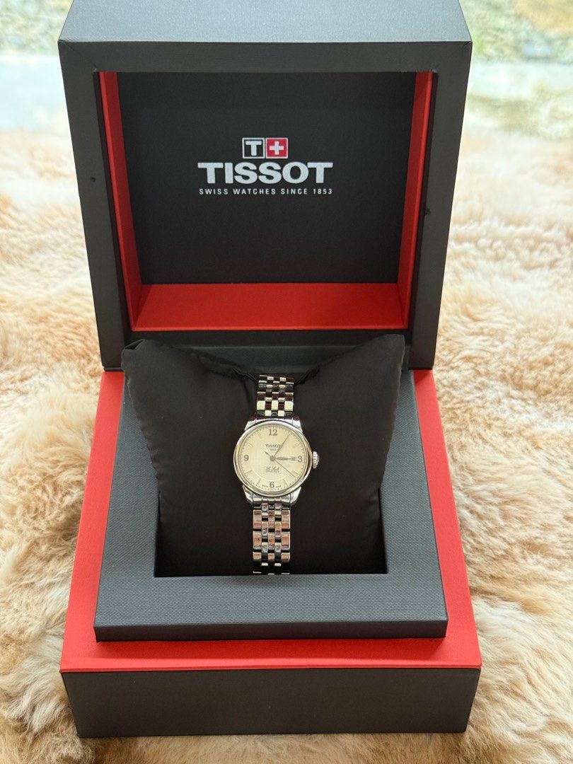 Tissot ladies Watch (Category: Luxury Watches) located in Quezon City. Submitted by liezl.marie (Listing ID 1414698947, Image 1). Description: Tissot T-Classic Le Locle Automatic Ladies with a silver dial and stainless steel bracelet. 17,500 Open for layaway. Disclaimer: We are not affiliated, associated, authorized, endorsed by or in any way officially connected with any other company or luxury brand. All copyrights are reserved to the original 