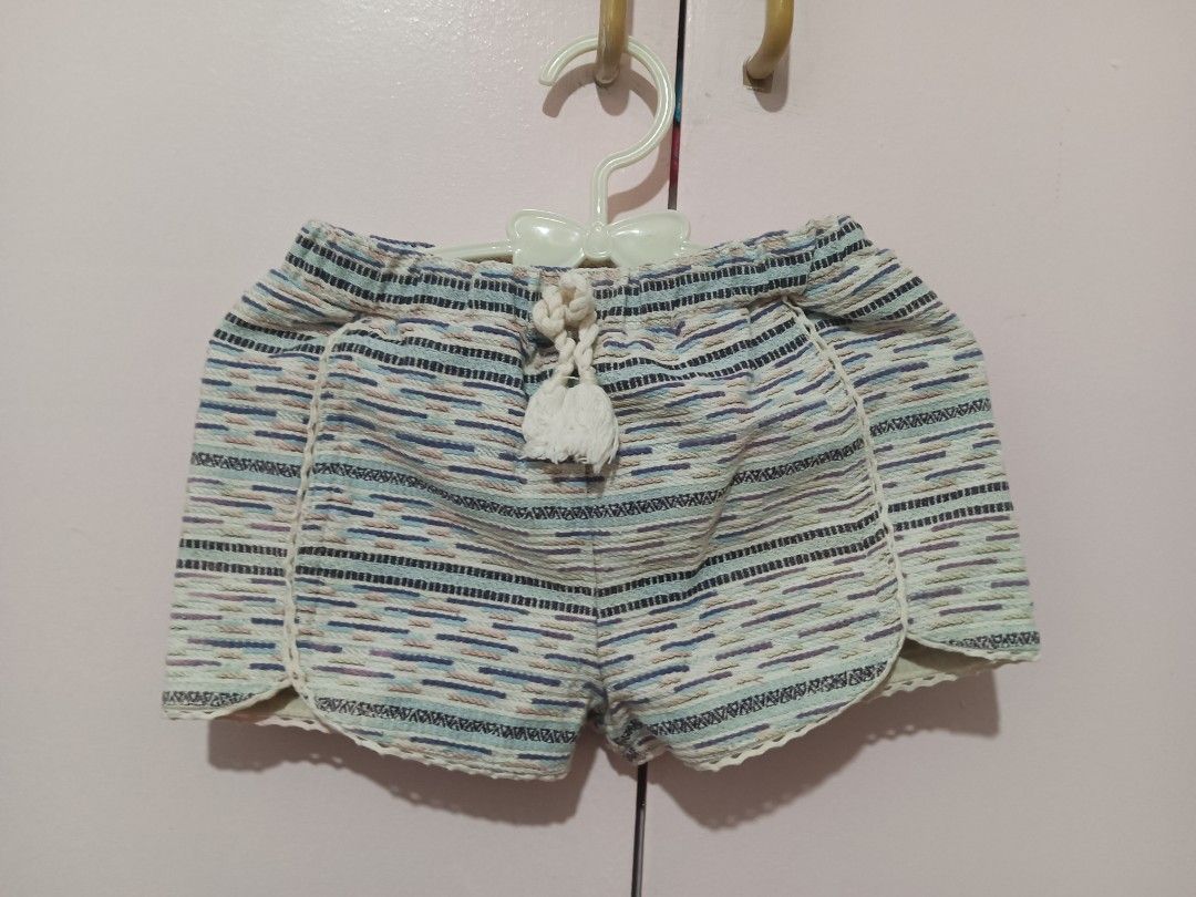 Toddler Summer Shorts (Category: Babies & Kids Fashion) located in Quezon City. Submitted by whimscaprices (Listing ID 1414821404, Image 2). Description: Summer Shorts Condition: 9/10 Used twice Size: 24M on tag (Fits 1-3yo) - Stripes Design - Super cute when worn! RFS: Decluttering big time and making spaces for my daughter's other stuff and toys inside the storage boxes. She's saving everything she earns because she wants to buy something (book