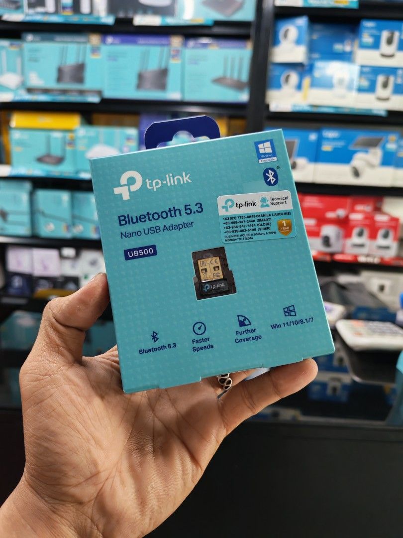 TP-LINK UB500 BLUETOOTH 5.3 USB DONGLE (Category: Networking) located in Taguig. Submitted by rm.itech051523 (Listing ID 1414669676, Image 2). Description: .
