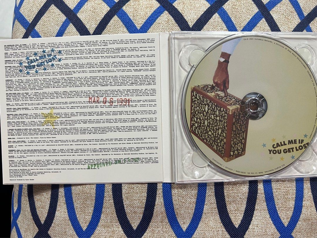 Tyler, The Creator - Call Me If You Get Lost CD (Category: CDs & DVDs) located in Quezon City. Submitted by kuletz558 (Listing ID 1414627087, Image 3). Description: BRAND NEW CD Tyler The Creator- CMIYGL Php 750 No issues/dents/cracks Loc: Qc Mop: Gcash, BPI.