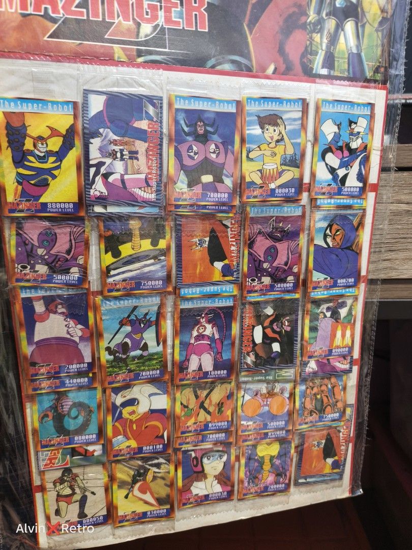 vintage teks chart 'Mazinger Z' (Category: Vintage Collectibles) located in Manila. Submitted by alvinretro (Listing ID 1414646228, Image 2). Description: Tayuman, Manila.