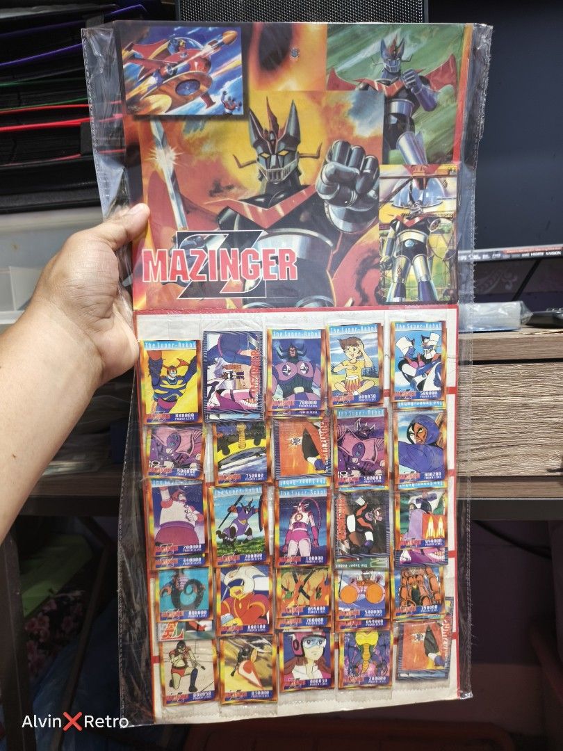 vintage teks chart 'Mazinger Z' (Category: Vintage Collectibles) located in Manila. Submitted by alvinretro (Listing ID 1414646228, Image 3). Description: Tayuman, Manila.