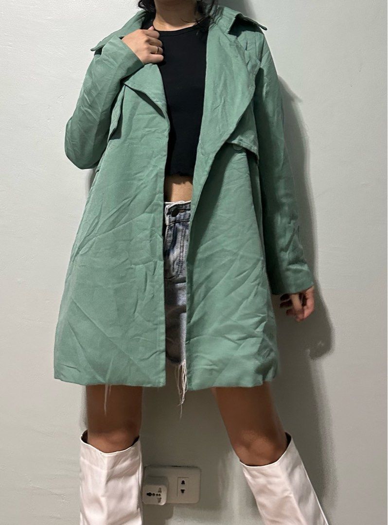 Woal Winter Coat (Category: Coats, Jackets and Outerwear) located in Taguig. Submitted by mistAstuff (Listing ID 1414816212, Image 3). Description: Wool Coat for Winter! Fit Small - XL.