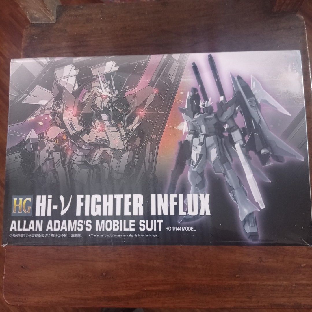 XFS Hi v influx High Grade HG 1/144 Gundam mecha robot model kit toys action figure collect (Category: Gundam & Model Kits) located in Cavite. Submitted by danielartifox (Listing ID 1414660791, Image 1). Description: P500 fixed price , Non negotiable XFS Hi v influx Hg1/144 Bnew Unbuilt W/ stand Thick bulky huge model Pick up, Location: Dasmarinas Cavite, Gasso Dbb f Available For shop** ee Check out and shipping w/ additional charges.