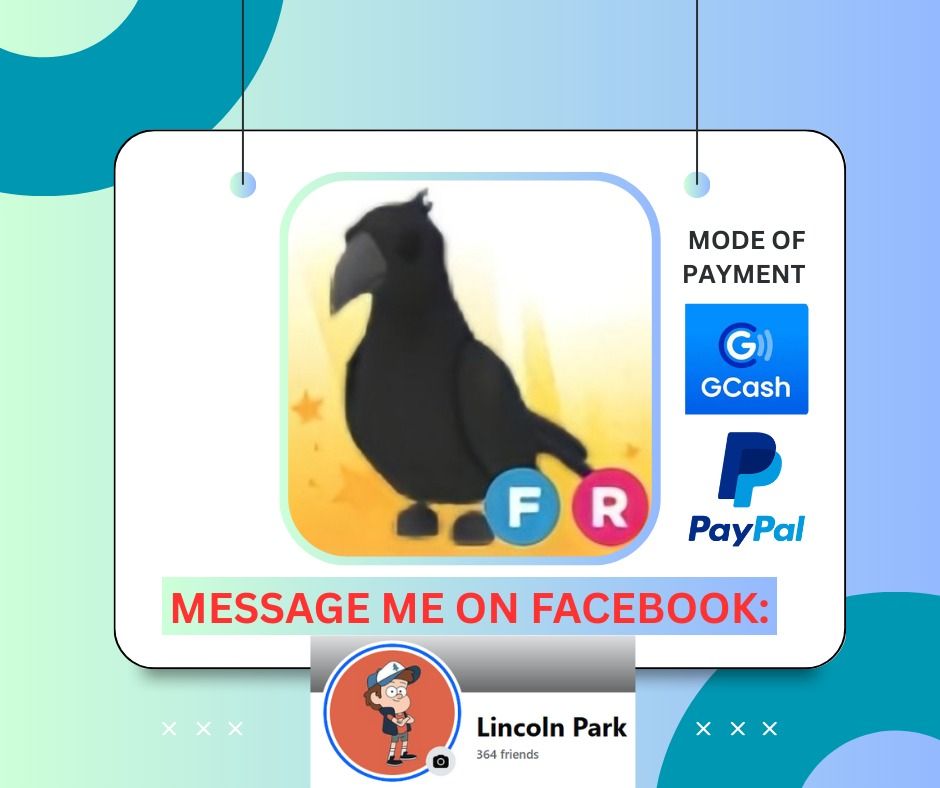 ADOPT ME | FLY RIDE FR COW | ROBLOX (Category: In-Game Products) located in Manila. Submitted by lincolnadoptme (Listing ID 1414917597, Image 1). Description: STRICTLY PAYMENT FIRST. WILLING TO MEET IN GAME. NO RESERVATION. OPEN FOR PRE-ORDERS MODE OF PAYMENT: GCASH/BANK TRANSFER/PAYPAL .