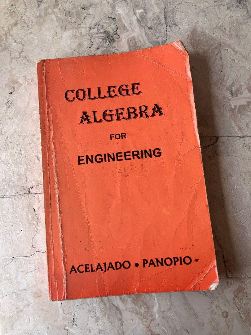 Algebra book (Category: Textbooks) located in Batangas. Submitted by jramosclosetsale (Listing ID 1414853280, Image 1). Description: .
