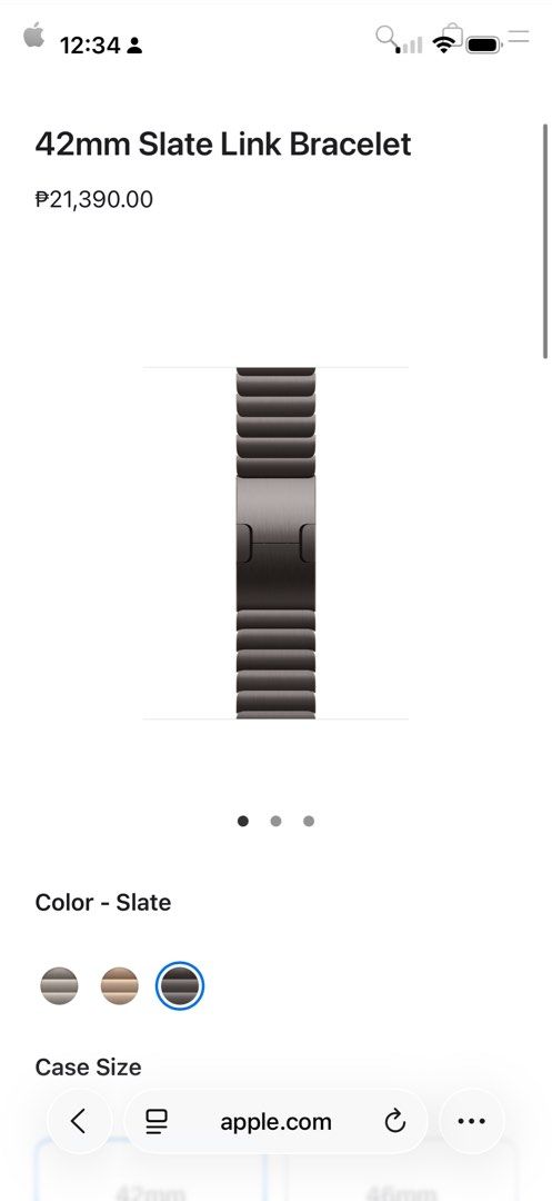 Apple Watch Series 5 44mm with Bands (Category: Wearables & Smart Watches) located in Pasay City. Submitted by prettystudio (Listing ID 1414868106, Image 3). Description: Apple Watch Series 5 44mm Includes 3 bracelets: a pink sport loop band, Beige leather magnetic band, Apple Slate Link Bracelet No box and charger.