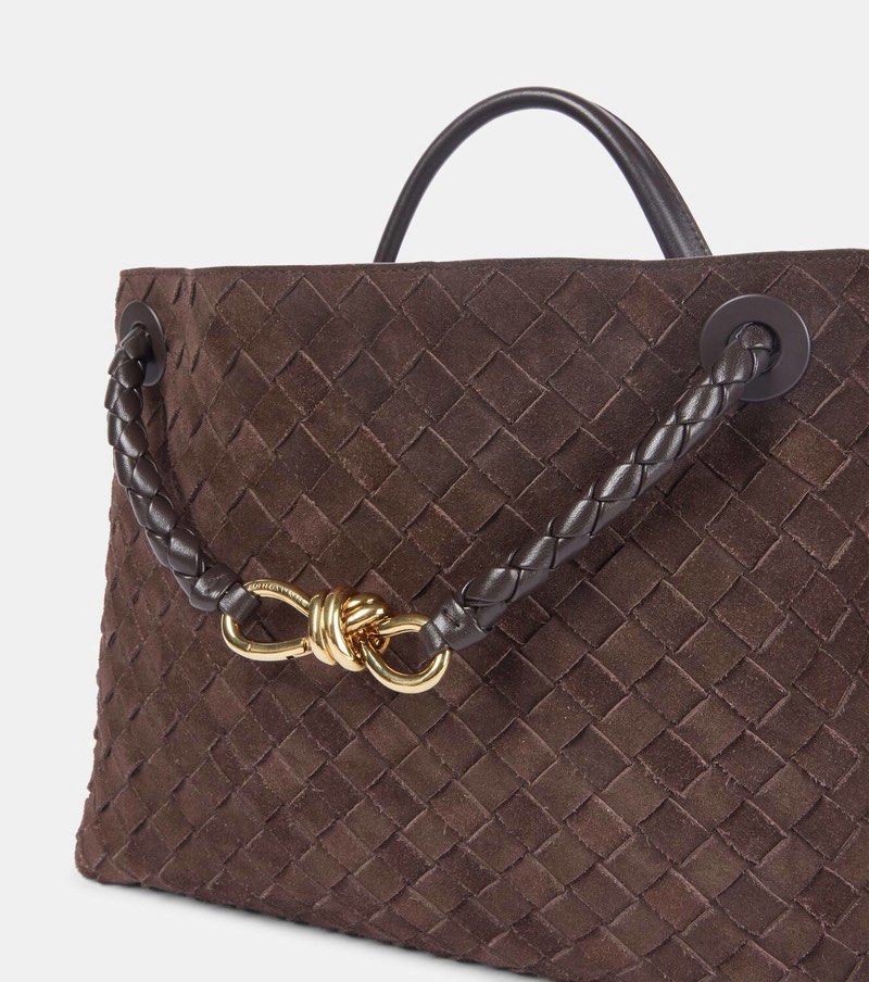 Bottega Andiamo (Category: Luxury Bags & Wallets) located in Silang. Submitted by girlyouneedthis (Listing ID 1414891472, Image 1). Description: Flash sale today only! Bottega Andiamo size large in dark chocolate suede. Comes with box only. Genuine leather. Very chic! Perfect getaway and work bag. All actual photos are uploaded already. No returns, No exchange, No refunds. .