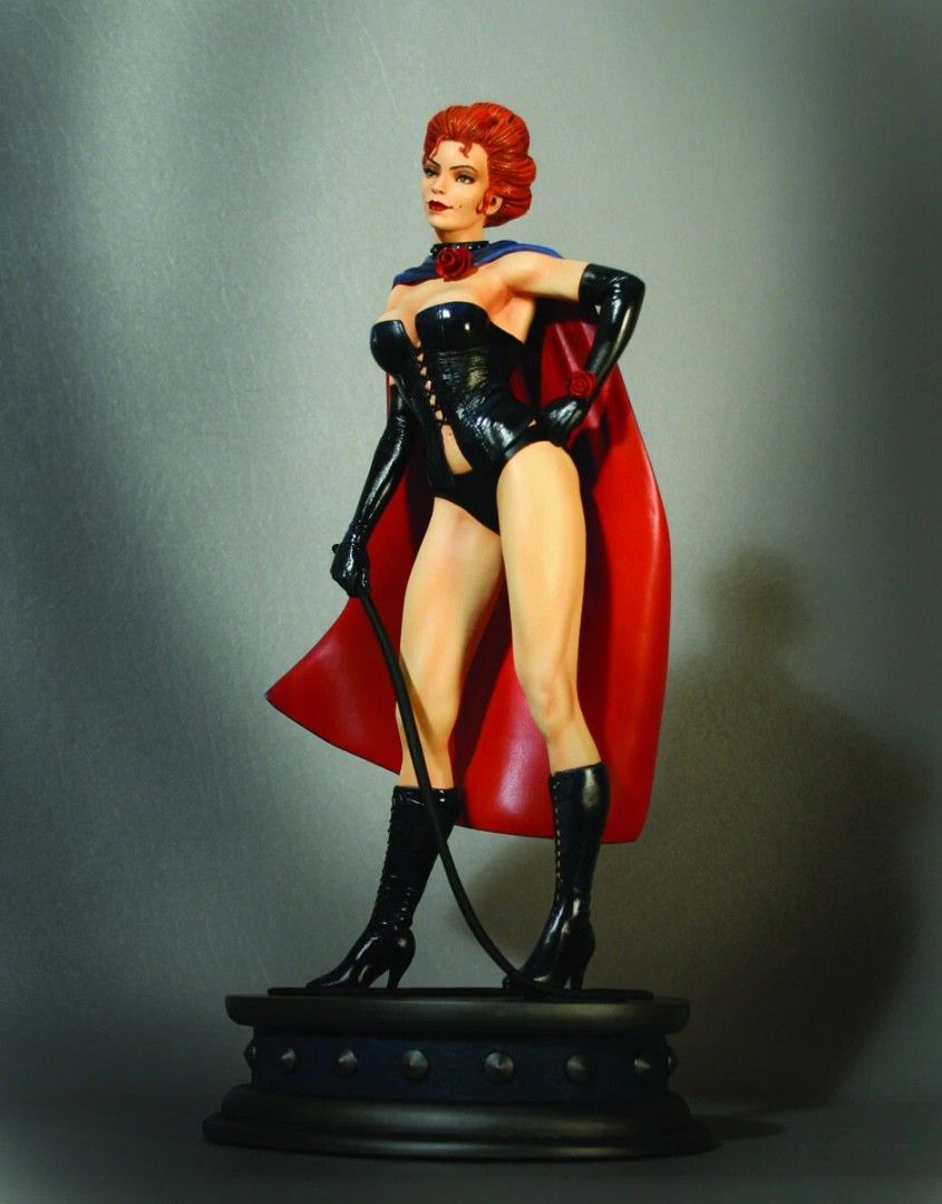 Bowen Jean Grey Black Queen Statue (Category: Figurines & Statues) located in San Juan City. Submitted by ivpotion (Listing ID 1415026028, Image 1). Description: - Marvel Black Queen Jean Grey statue - Sculpted by Mark Newman - Features Jean Grey in a black outfit with a red cape - Includes display base - Comes with original box.
