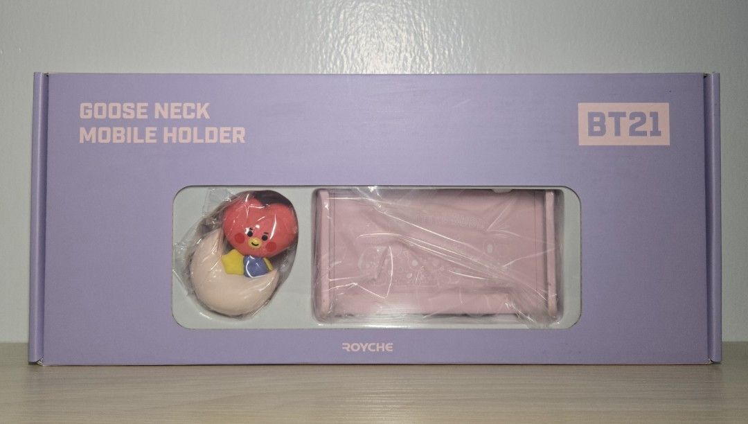 BT21 Tata Goose Neck Mobile Holder (Category: Mounts & Holders) located in Santa Barbara. Submitted by veesbasket (Listing ID 1415007489, Image 1). Description: P580 (from P650) Item is onhand and ready for shipping. 🏷 --- MOP: Gcash | Bank transfer (upon request) MOD: J&T Location: Pangasinan Comment mine + item, or send us a DM for orders or inquiries. No rush shipping and no bogus buyers please! Kamsahamnida. 💜.