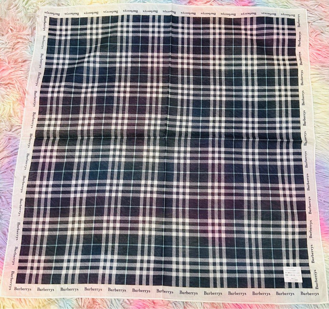 Burberrys Nova Check Handkerchief (Category: Luxury Accessories) located in Manila. Submitted by rarefindsgallery (Listing ID 1414947119, Image 2). Description: Burberrys Nova Check Handkerchief Size: 19.5”x 19” Material: cotton silk blend Hand rolled hem Authentic Made in Japan 🇯🇵 .