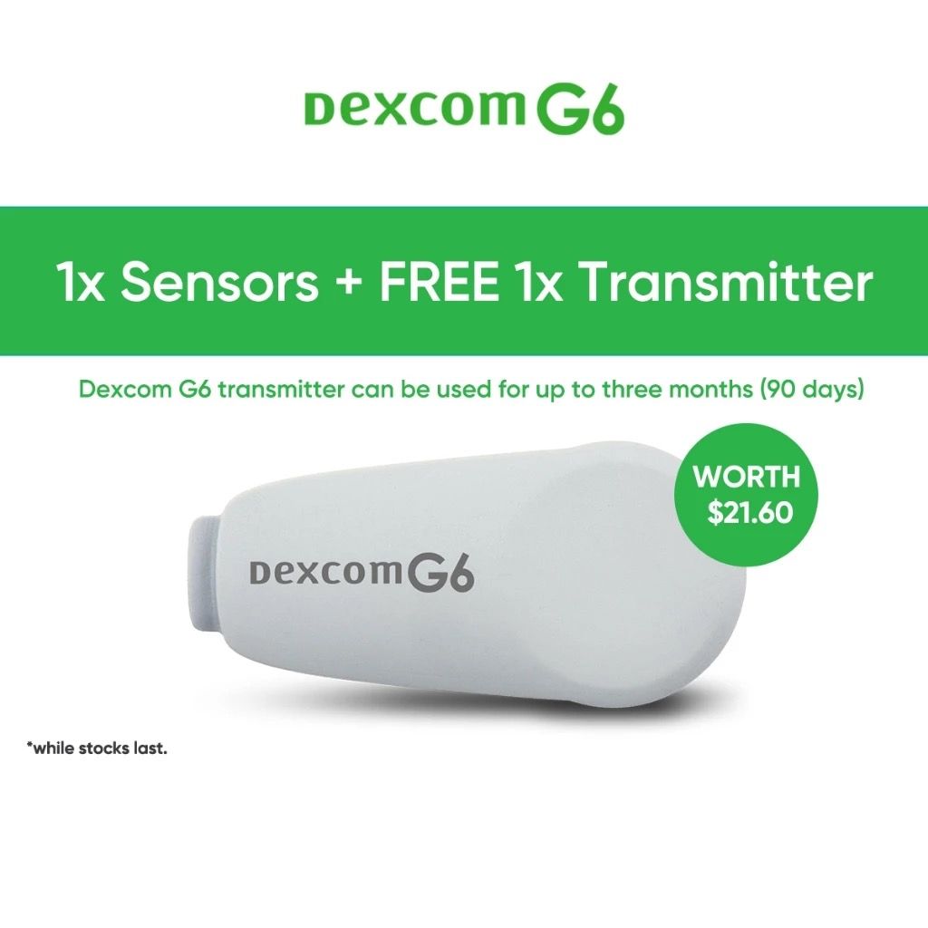 [FREE Transmitter] Dexcom G6 Sensors | Continuous Glucose Monitoring ...