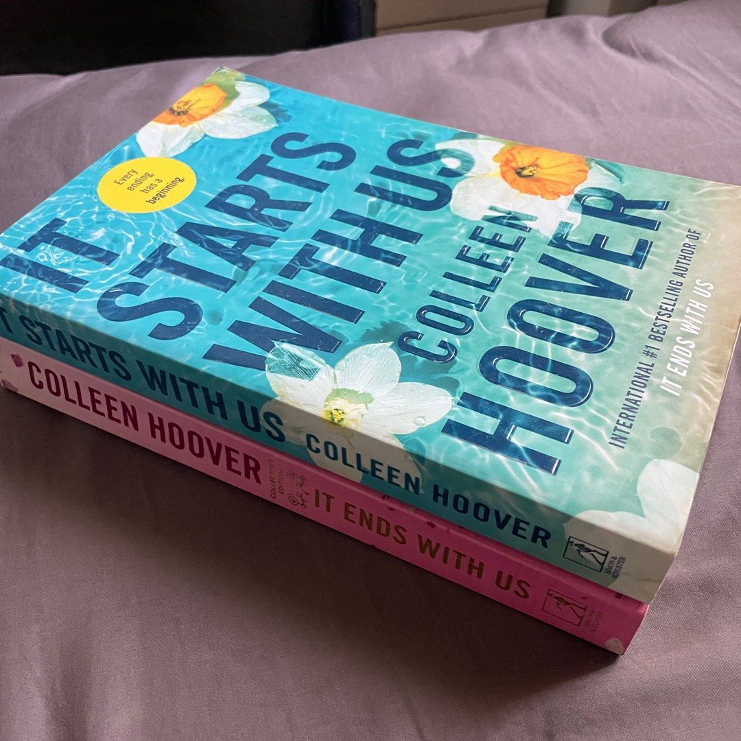Colleen Hoover - It Ends With Us & It Starts With Us (Category: Storybooks) located in Magalang. Submitted by movingoutthings (Listing ID 1414911397, Image 3). Description: Sold as bundle. Original Copies, bought in New Zealand. .