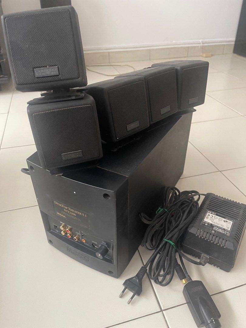 Creative Cambridge SoundWorks Desktop Theater 5.1 Speaker System