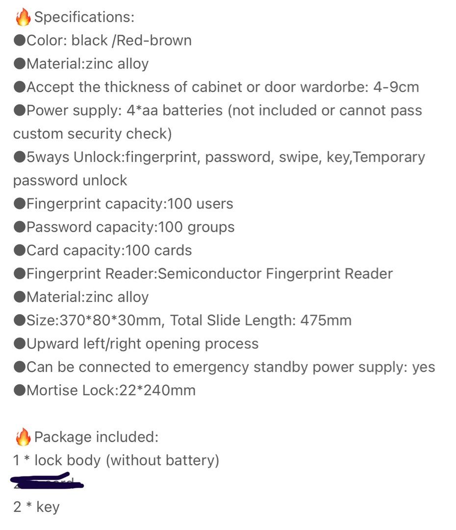 Digital Door Lock (Category: Locks, Doors & Gates) located in Manila. Submitted by chubilitaaa (Listing ID 1415012010, Image 2). Description: Brand New Digital Door Lock Never been used Bought this for ₱2597.00 .
