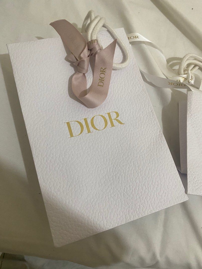 Dior Gift Paper Bags (Category: Luxury Bags & Wallets) located in Quezon City. Submitted by t0bacoov4nille (Listing ID 1415008717, Image 2). Description: Authentic Dior paper bags ❌SOLD small bag .