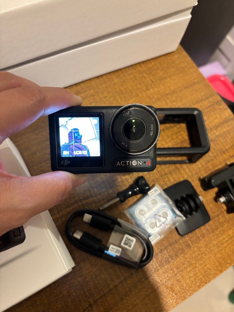 Dji Osmo Action 4 (Category: Cameras) located in Taguig. Submitted by LaraGotStyle (Listing ID 1414955512, Image 2). Description: test all you want price is negotiable no issue.