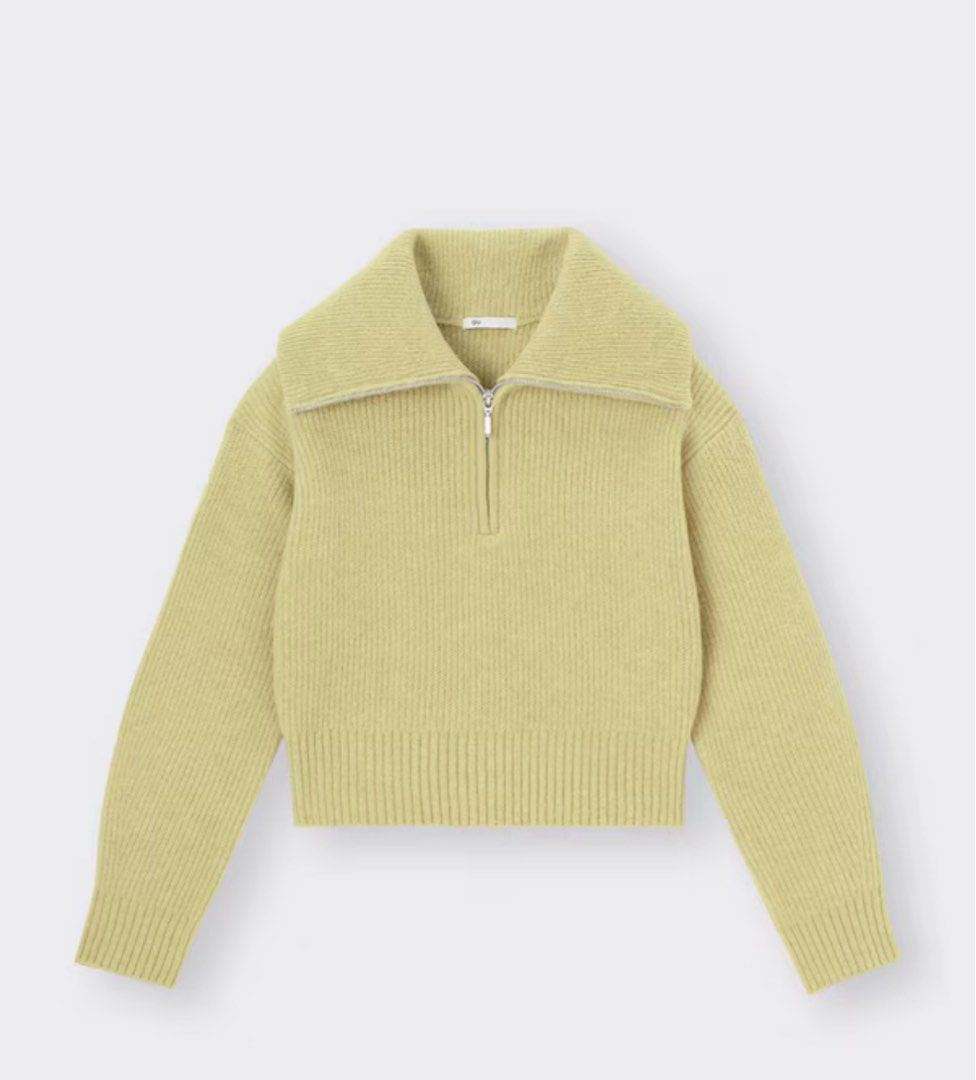 GU half zip sweater XS (Category: Coats, Jackets and Outerwear) located in Quezon City. Submitted by spacecleanse (Listing ID 1414955773, Image 1). Description: Used 1x only, stored in cabinet.