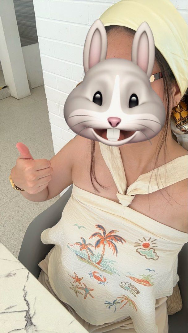 Halter Summer Top (Category: Others Tops) located in Pasig City. Submitted by miles.declutter (Listing ID 1414992941, Image 3). Description: - used once - very perf for summer - can fit to medium girlies.