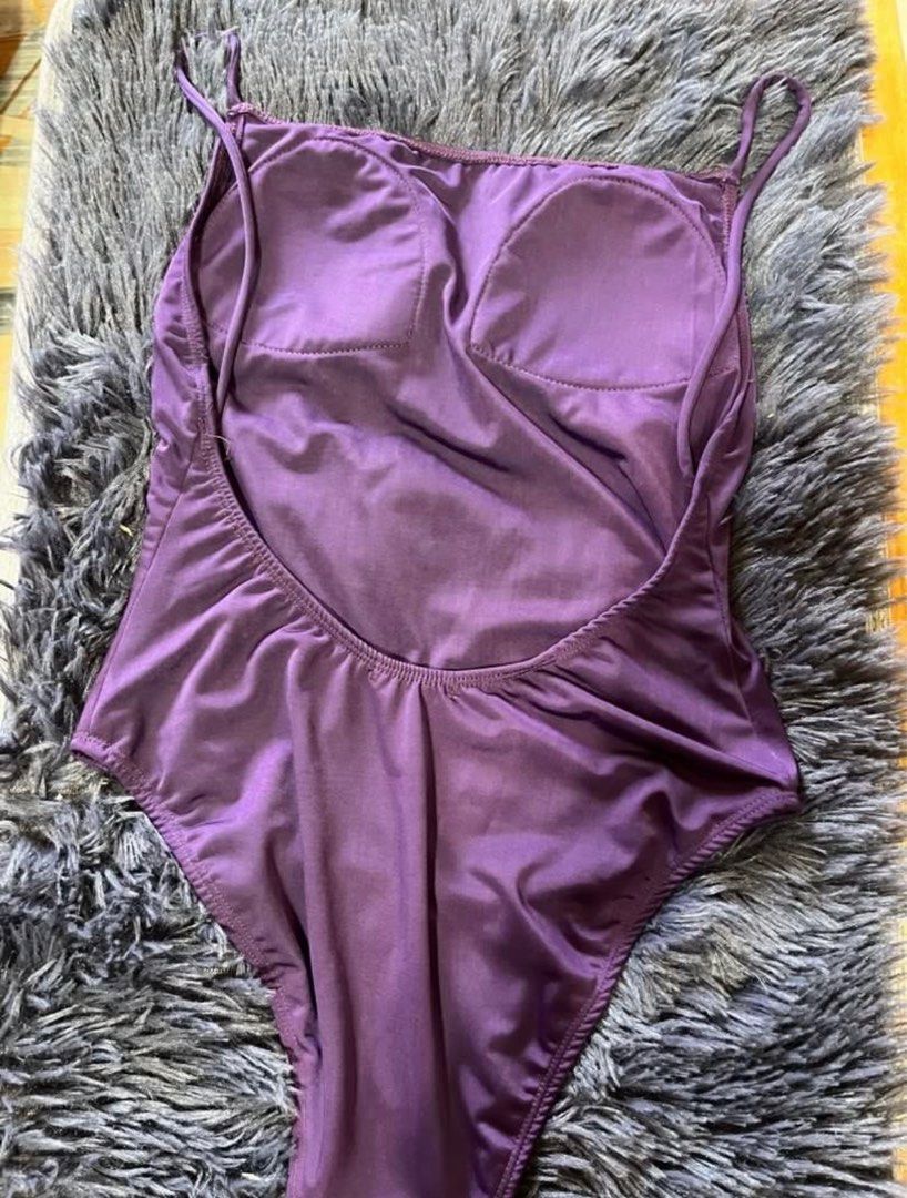 Helen Piece swimwear (Category: Bikinis & Swimsuits) located in Davao. Submitted by audstuff (Listing ID 1414912072, Image 2). Description: Worn once only Color is dark purple in person No major flaws only slight loose stitching but noticeable (i bought it with flaws already).