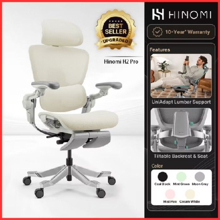 Hinomi H2 Pro Ergonomic Office Chair, Furniture & Home Living ...