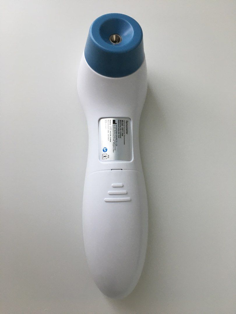 Infrared Forehead Thermometer (Category: Health Monitors & Weighing Scales) located in Makati City. Submitted by savedeal (Listing ID 1414851019, Image 3). Description: Digital infrared forehead thermometer. Like new. Used two AAA batteries (included). RFS: decluttering.