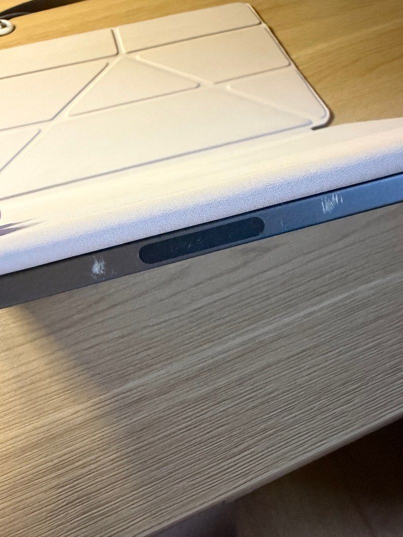 Ipad Air 4 - 64gb, Wifi (Category: iPad) located in Rizal. Submitted by annsells__ (Listing ID 1414926966, Image 3). Description: For sale! Ipad Air 4, 64 gb No box With charger With screen protector With folio case Flaw: the scratches from the side which were not disclosed to me by the previous seller; doesnt affect performance RFS: not using anymore Inclusions: Apple pencil - with box, no flaws Magic keyboard from goojodoq - with box, no flaws 