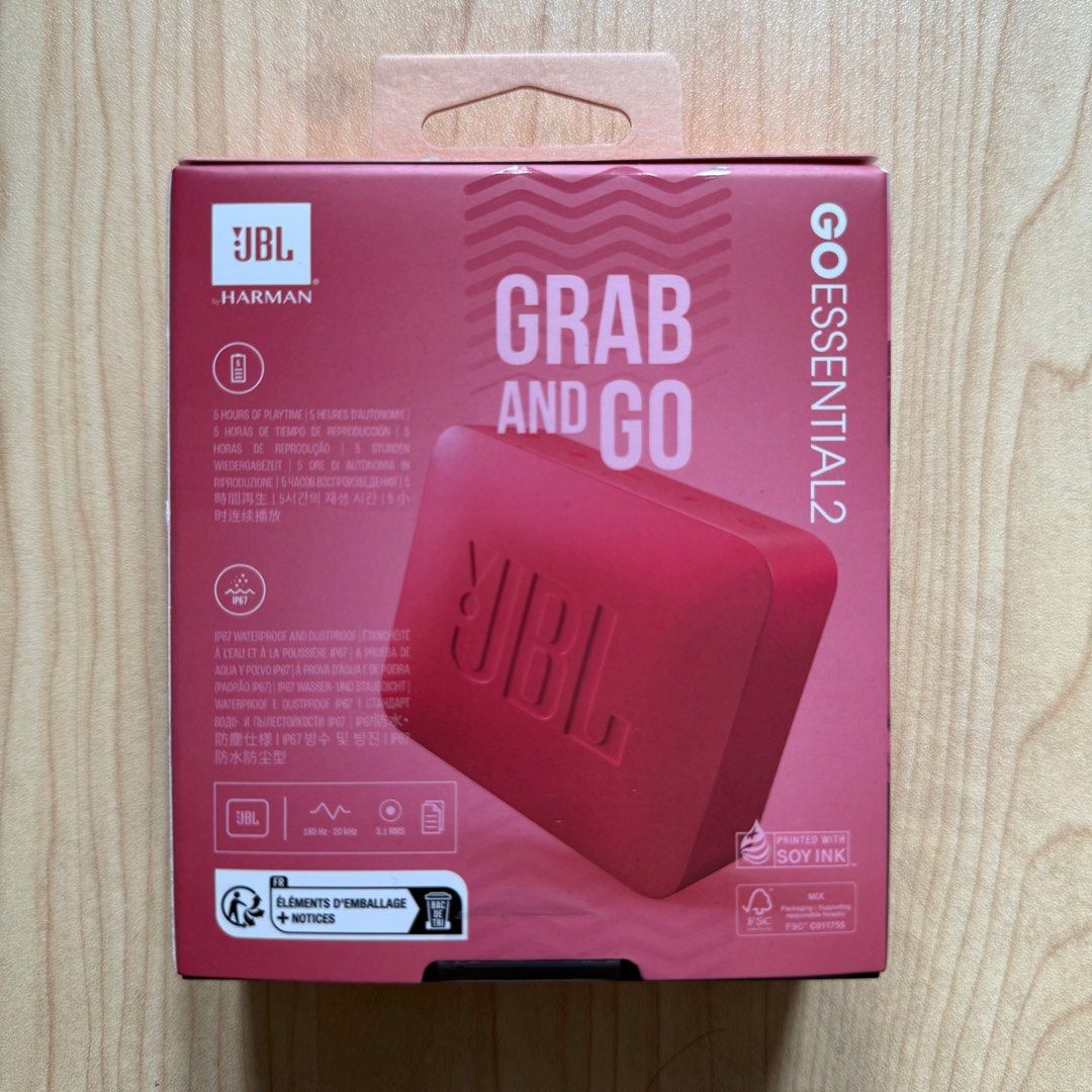 JBL Go 2 Speaker (Category: Soundbars, Speakers & Amplifiers) located in Mandaluyong City. Submitted by babells (Listing ID 1414932279, Image 3). Description: ❗️❗️❗️AUTHENTIC❗️❗️❗️ ❗❗❗BRAND NEW❗❗❗ Reason for selling: Gifted, not needed, stored Product details: Color - Red Wirelessly stream music via Bluetooth for up to 5 hours of continuous JBL quality sound Full-featured waterproof Bluetooth speaker with IPX7 waterproof design Offers crystal cle
