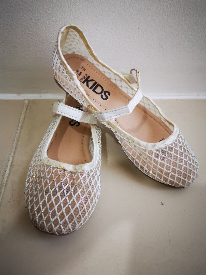 Kids Mesh Mary Jane Flats (Category: Babies & Kids Fashion) located in Marilao. Submitted by kshmixnmatch (Listing ID 1414882517, Image 2). Description: - Kids' Mary Jane flats - White mesh design - Strap closure - Brown sole - Size 11 - Suitable for kids - Made of non-leather material - Shipping fee c/o buyer.