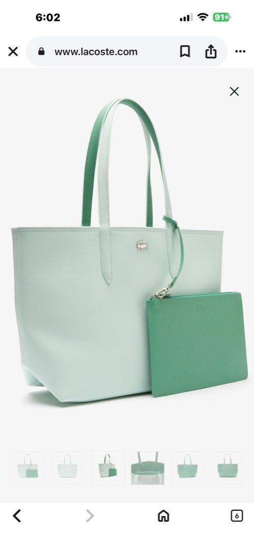 Lacoste Anna Reversible Large Tote (Category: Tote Bags) located in Paranaque City. Submitted by markkann (Listing ID 1414838454, Image 2). Description: Brand New and original On hand Lalamove Ready .