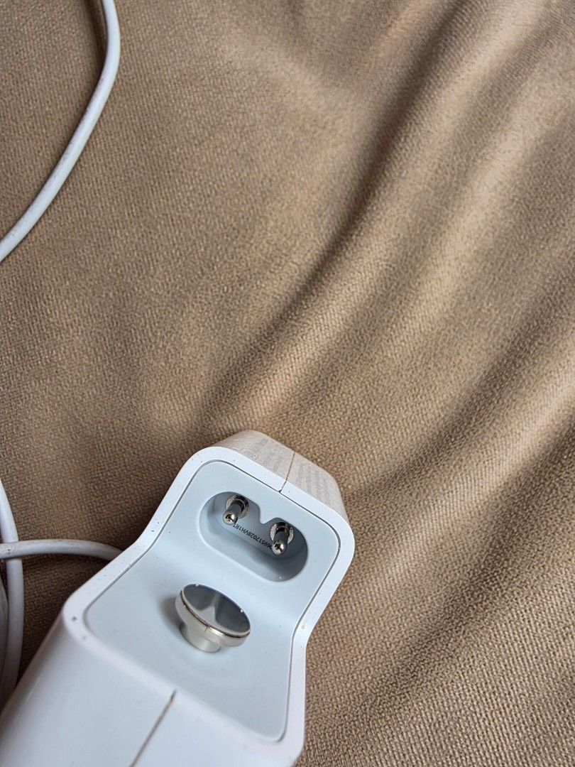 Likenew 85W Magsafe 2 power adapter (Category: Chargers & Cables) located in Bato. Submitted by marielglr (Listing ID 1414873776, Image 2). Description: my personal charger, not abused. I don't even used my laptop all the time, so this charger is barely used. Tested already ready to be sold. 1n1u.
