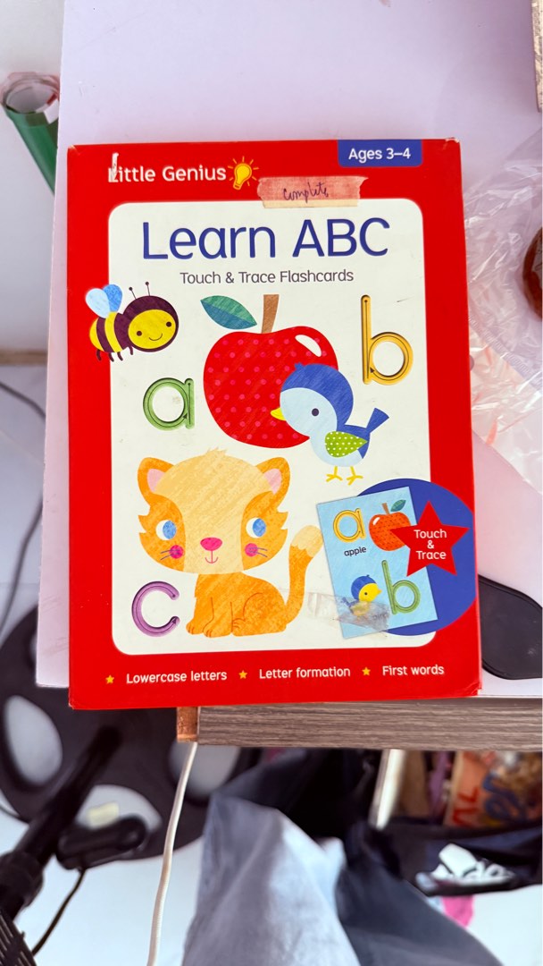 Little Genius Learn ABC Touch & Trace Flashcards, Hobbies & Toys, Toys ...