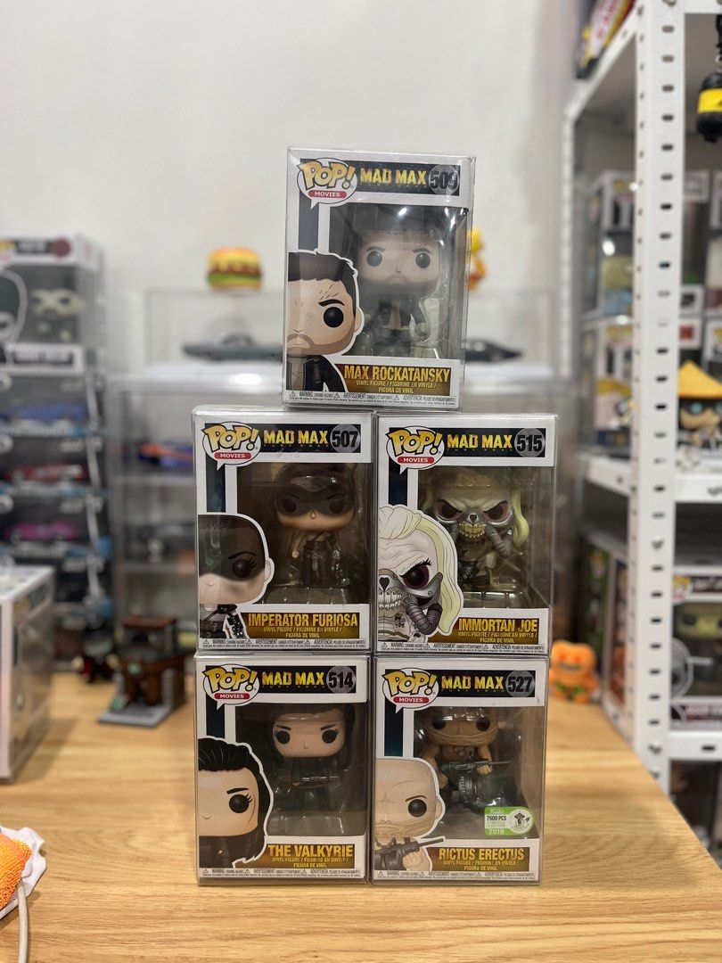 Mad Max: Fury Road Set (Category: Vintage Collectibles) located in Bacoor. Submitted by chongscollectibles (Listing ID 1414987652, Image 1). Description: Box conditions: Furiosa - 8.5/10 (slight dents) Max - 8/10 (dirt on top, small tear on upper right corner) Immortan Joe - 8.8/10 (slight dirt at bottom) Rictus - 8/10 (slight dirt) Used protectors included. Mop:Gcash Mod:Lalamove,LBC 📍The District Dasmariñas, Alabang Town Center, Festival Mall,