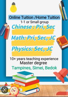 (Category: ) located in . Submitted by tampines_tutor (Listing ID 1326799647, Image 1). Description: .