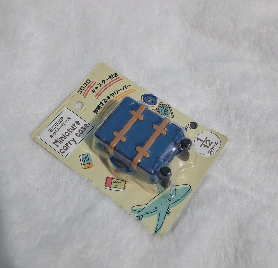 Miniature Carry Case/ Luggage 1/12 Scale (Category: Designer & Blind Box Toys) located in Manila. Submitted by aneyon (Listing ID 1414862226, Image 1). Description: -brand new -perfect for nendoroid dolls, and miniature collectors mop:gcash mod:j&t,ggx loc: north cal..