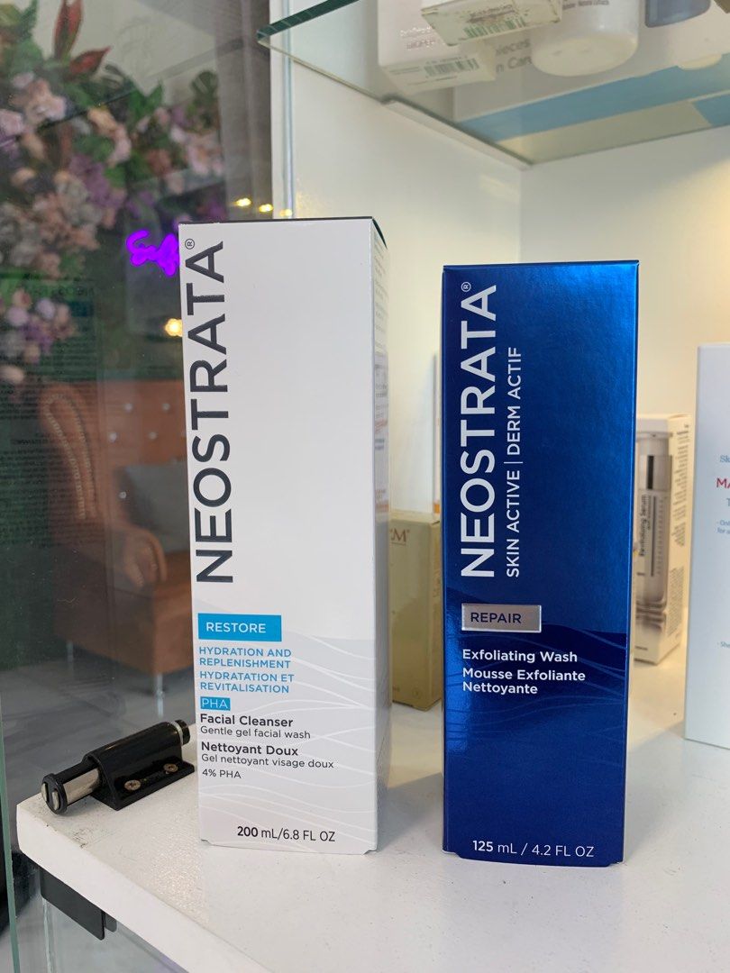 Neostrata Restore PHA Facial Cleanser (Category: Face Care) located in Manila. Submitted by lykish (Listing ID 1414916672, Image 2). Description: - Neostrata Restore PHA Facial Cleanser - Gentle gel facial wash - 200 ml / 6.8 fl oz - Also available: Neostrata Skin Active Derm Actif Repair Exfoliating Wash, 125 ml / 4.2 fl oz.