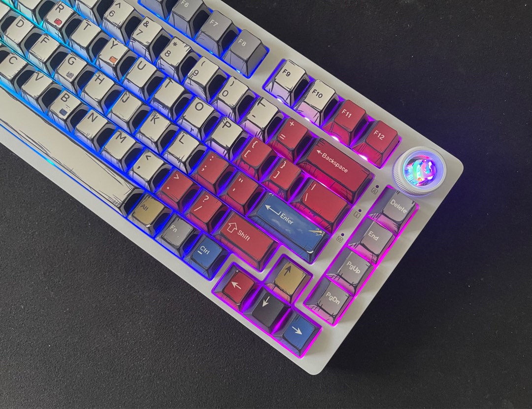 [New] Comic Leobog Hi75C Aluminium RGB Custom Gaming Mechanical ...